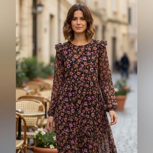 Take 50% OFF- H&M divided Floral Long Dress, Size-XXS